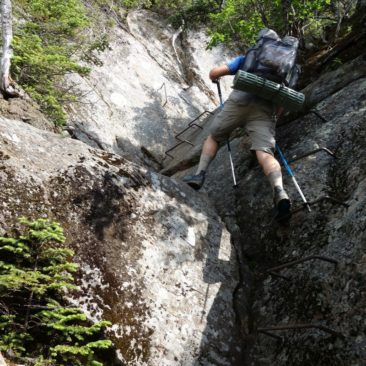 Anstrengende Kletterpartien gibt es auch in Maine