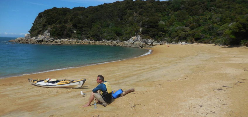 Kleine Pause am Strand